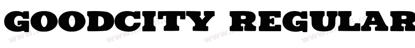 GOODCITY Regular字体转换